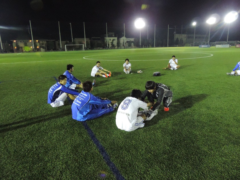 試合後のクールダウン