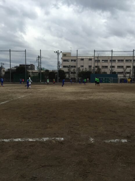 試合中風景