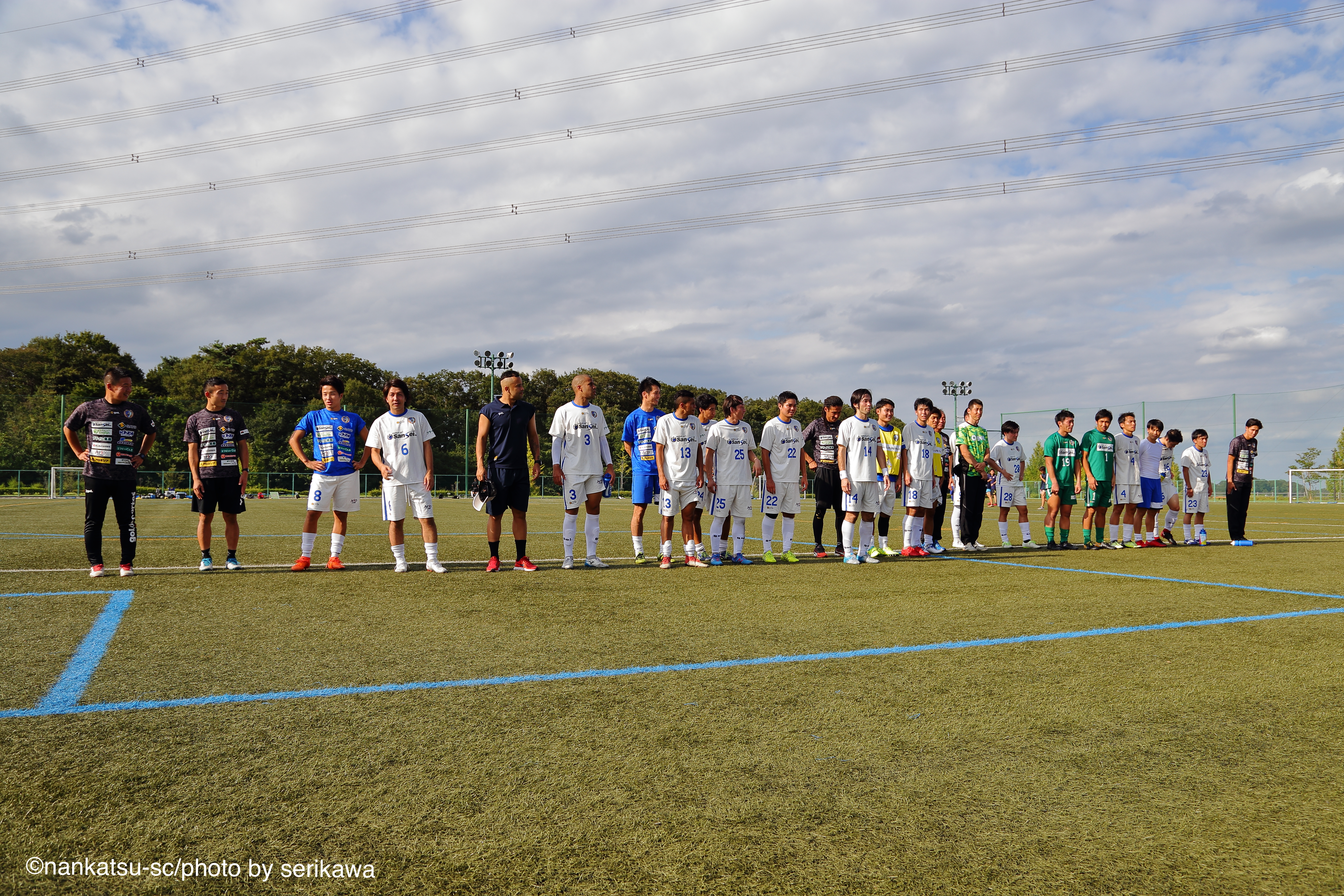 試合後挨拶　お客さん